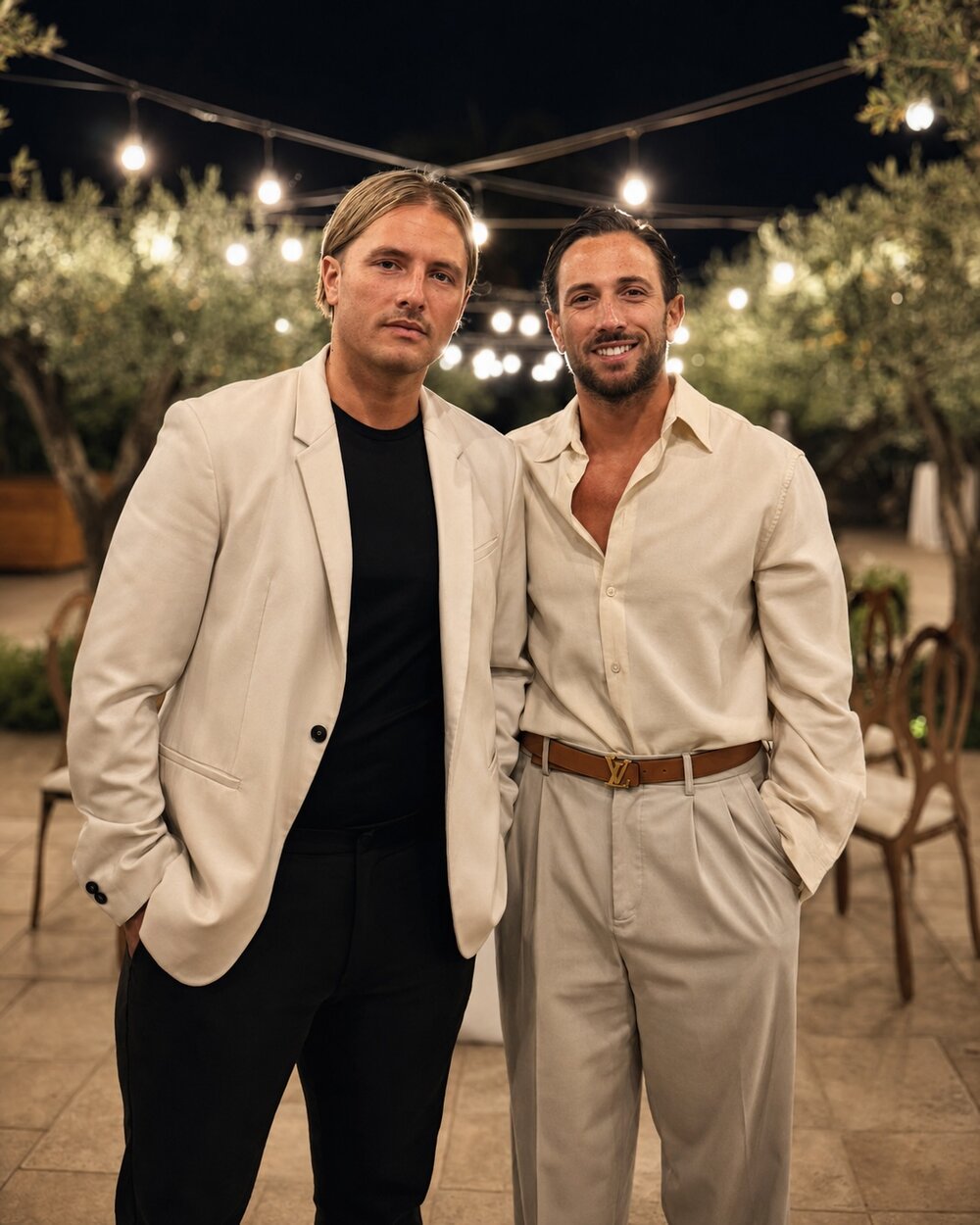 Antonio ed Emanuele, titolari della Masseria Tre Pizzi